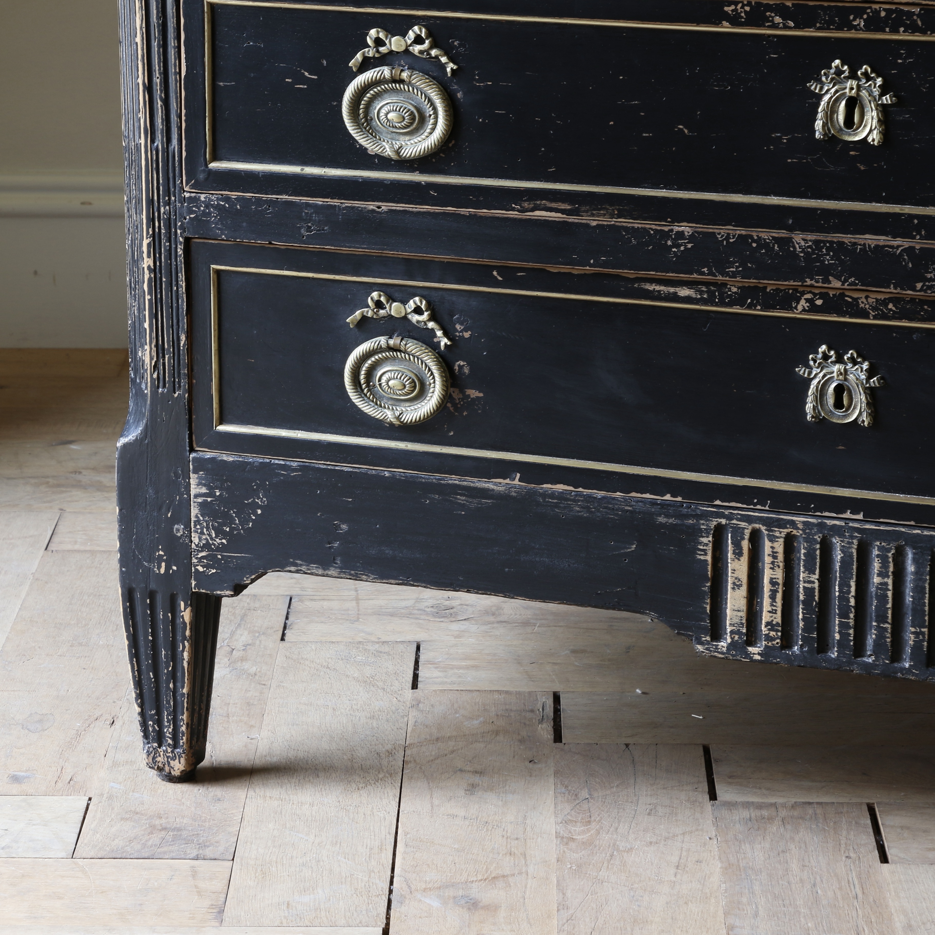 Ebonised Louis XV Period Commode